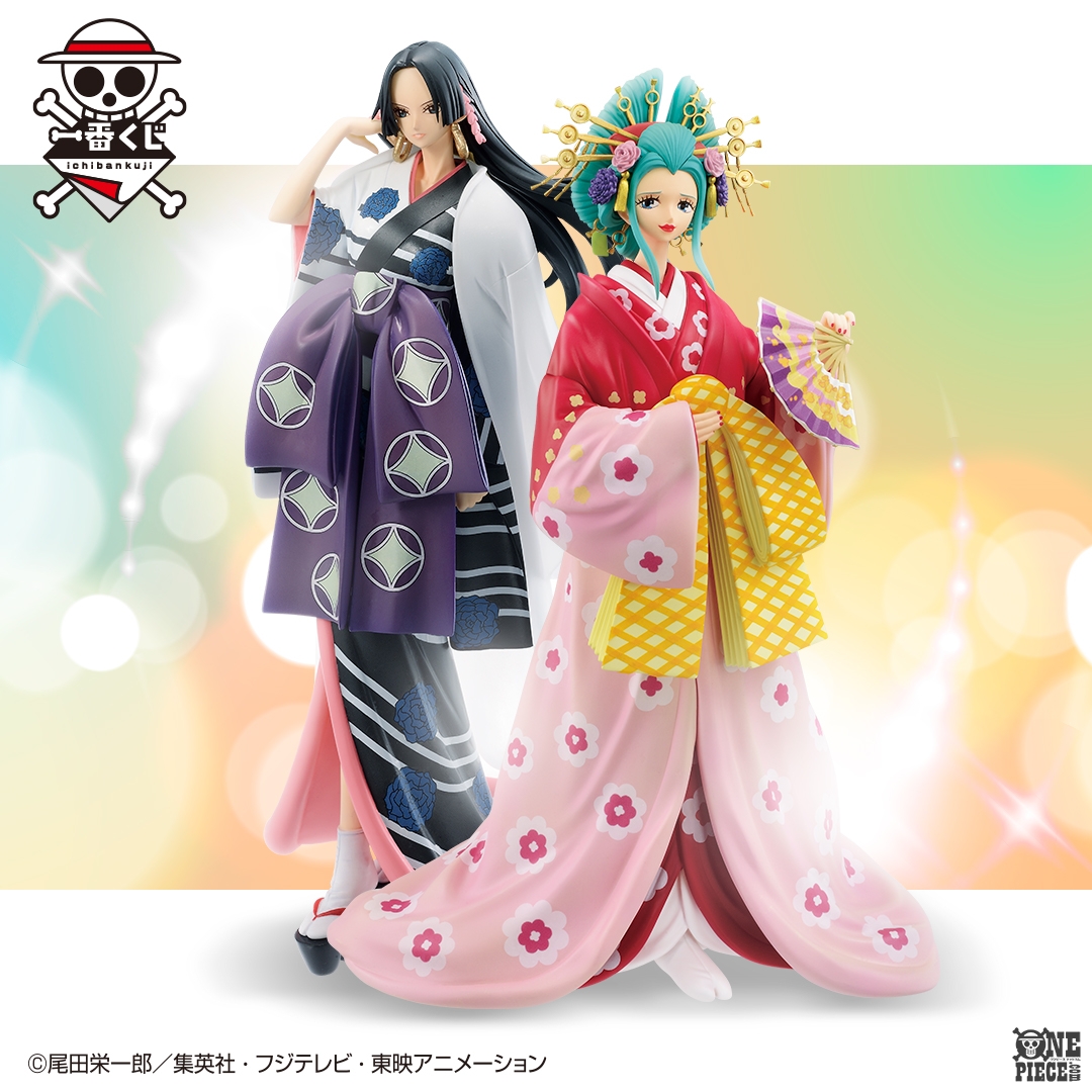 One Piece Com ワンピース 在 Twitter 上 12月26日 土 から順次発売 華やかな美女2人のフィギュアが 一番くじ に登場 ワノ国一の花魁 小紫と着物姿のハンコックがラインナップ T Co Mitezn0zyd Onepiece T Co Eq6ftexkxe Twitter