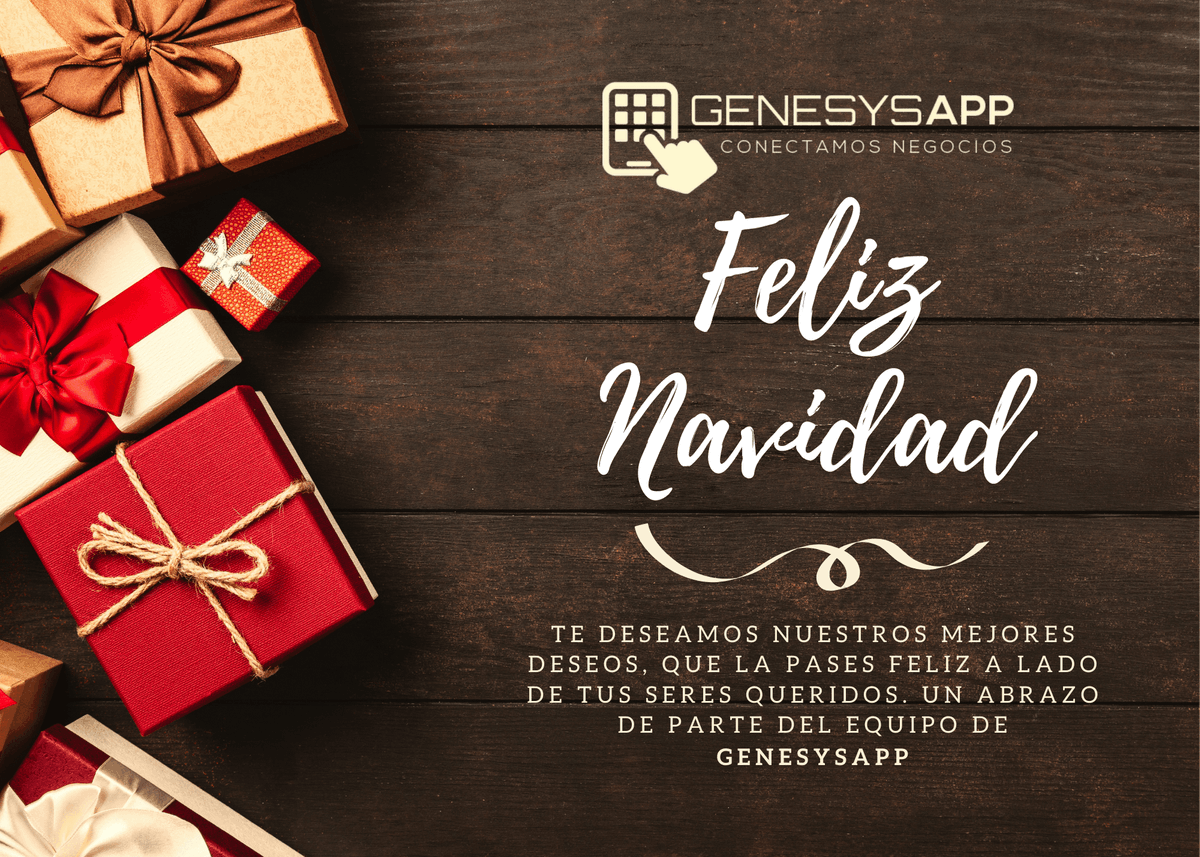 GenesysAppMX's tweet photo. 🌲🌟 ¡Feliz Navidad! te deseamos nuestros mejores deseos, que la pases FELIZ a lado de tus seres queridos. Un abrazo de parte del equipo de genesysapp. 🎁🥳🌲

#FelizNavidad #Navidad #24dediciembre #EnFamilia #genesysapp https://t.co/zNn328Mvla