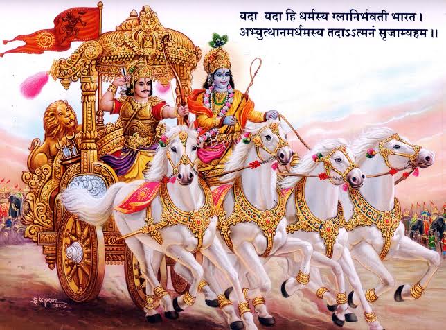 Today is  #GitaJayanti which marks the birth of  #BhagwadGita Gita means song Shri Krishna sang  #BhagavadGita to Arjuna In many ways than one we all are like Arjuna who are in dilemma about right and wrongContd.....