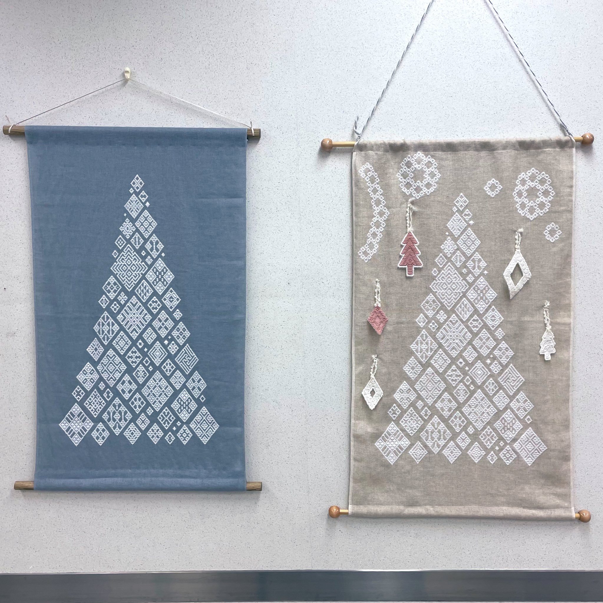 山端家昌 メリーこぎんクリスマス 今年はこぎん刺しで作る Koginツリー図案 が 皆さんの応援のおかげで大きく成長してくれました 感謝 Kogin Xmas 東急プラザ 銀座クリスマスキャンペーン T Co Vax4fqf7qz こぎん刺し こぎん
