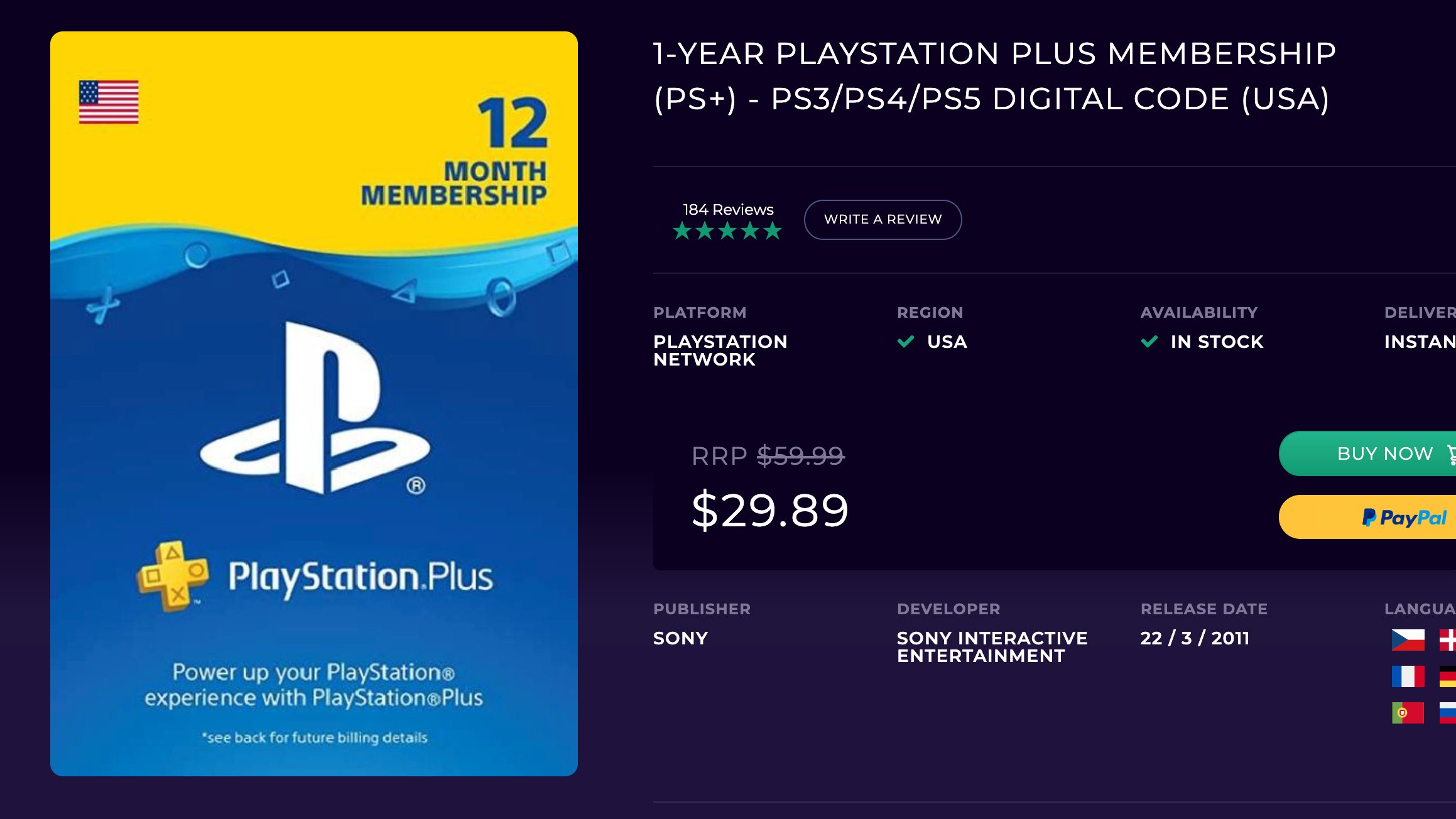 Sole Retriever on "DEAL 1-Year of PlayStation Plus for $29.89 ✓ Codes stack (buy as many as you want) ✓ Codes never expire ✓ CDKeys is legit https://t.co/CGhBHUeDLX https://t.co/8QWXOapZAj" /