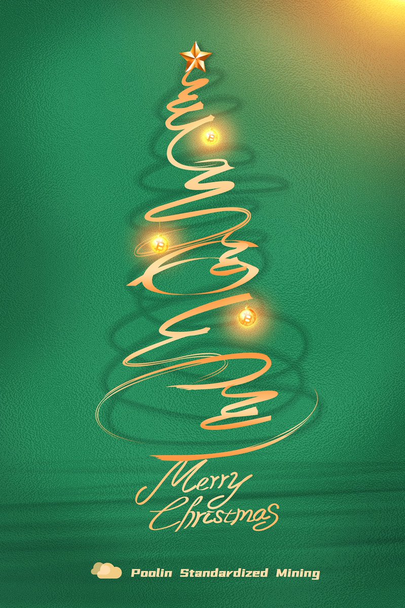 Poolinmining's tweet image. 🎄Wishing you a very Merry Chrsitmas sparkled with Bitcoin🌟