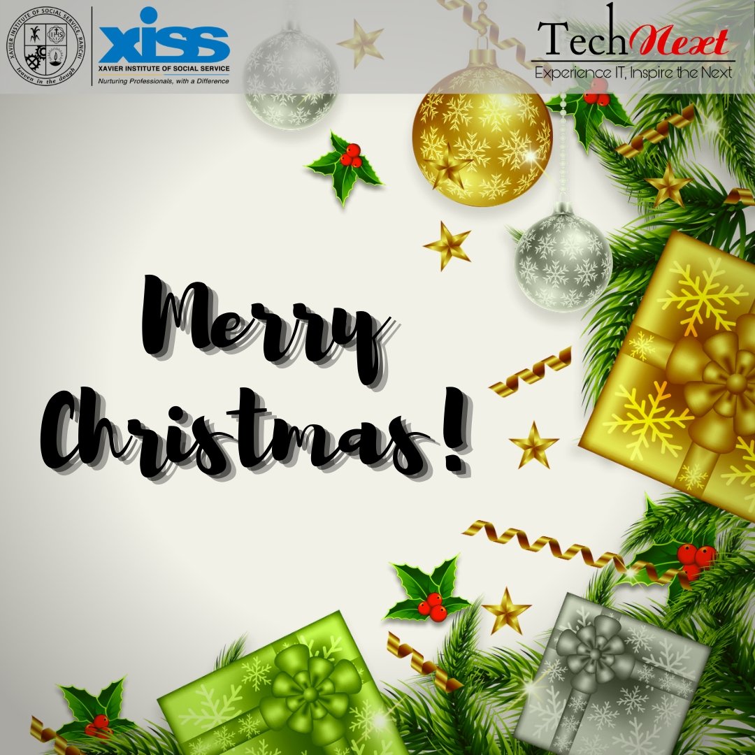 TechNextXiss1's tweet photo. The sound of Christmas bell is resonating all over the world celebrating the birth of Jesus Christ.

This Christmas, Technext family wishes  you find peace and prosperity in every sphere of your life. Merry Christmas!

#XISS_IT
#TECHNEXT https://t.co/qvZ3GYYcZA