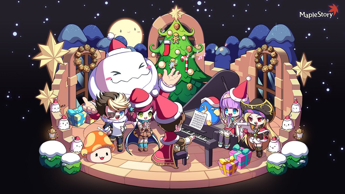 Maplestory Celebrate The Season Maple Style With This Holiday Wallpaper Maplestory Download Here T Co Eaypi90qt9 T Co Izspycudlt