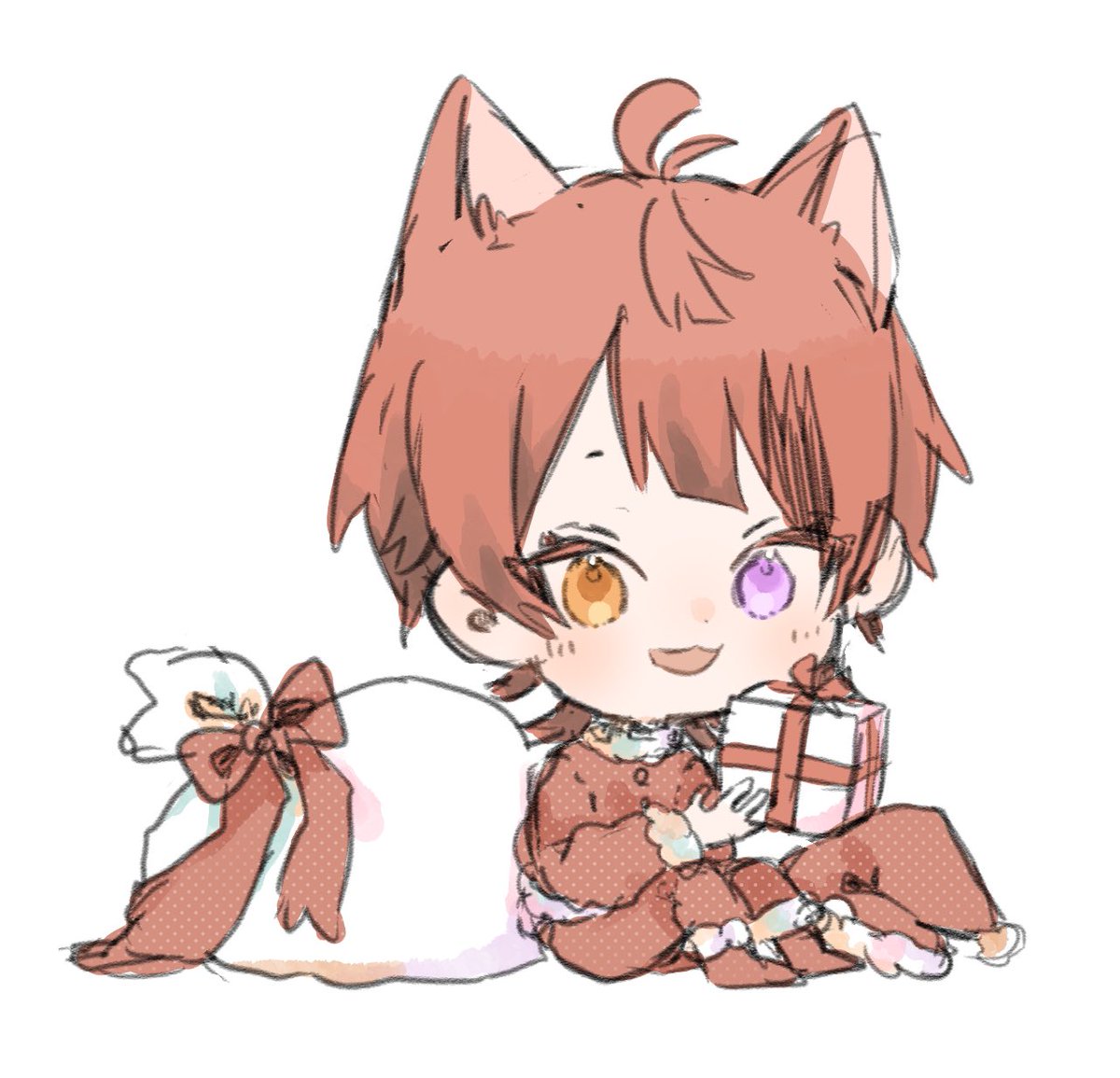すとぷりギャラリー #莉犬くん メリークリスマス 」|ぽちのすけのイラスト