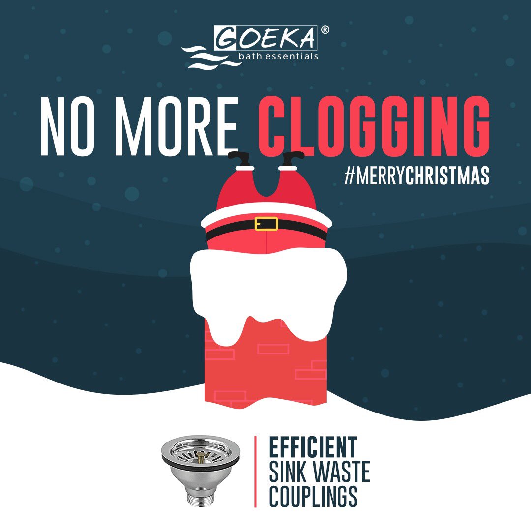 goekaindia's tweet photo. May this Christmas bring joy to your heart and happiness to your home.
We wish you a Merry Christmas π
#merrychristmas #goeka #bathessentials #sinkwastecouplings #kitchen #sinks #utilities #interior #design #homeimprovement #architects https://t.co/QM8sRtjGGH