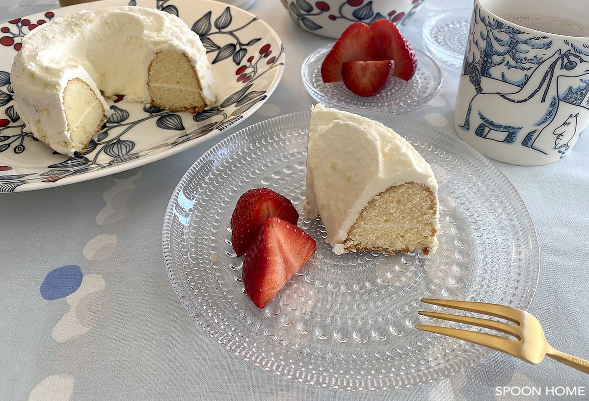 ぱんくま クリスマスケーキはユーハイムのフランクフルタークランツ 1個600円くらいのシンプルなバターケーキ 価格は手頃だけど最高においしい