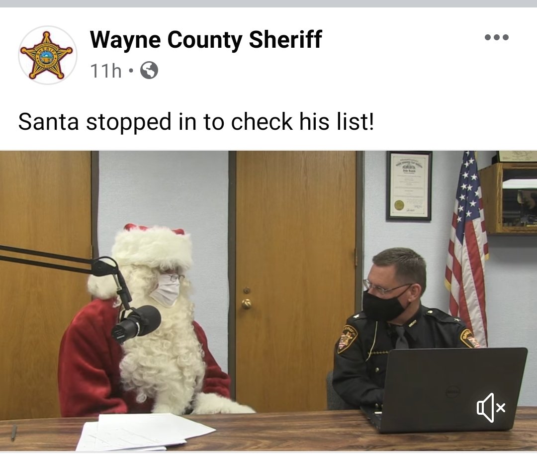Replacing the thread's last tweet (which confused a same-named county in Florida) with these two pleasant postsMerry Christmas everybody, and much love to the first responders & plow drivers keeping folks safe over the holidays. And to the sheriff's offices having a little fun.
