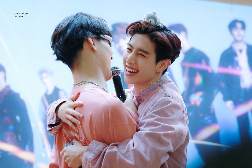 “who in got7” but it’s actually mark and jaebeom ; a 
