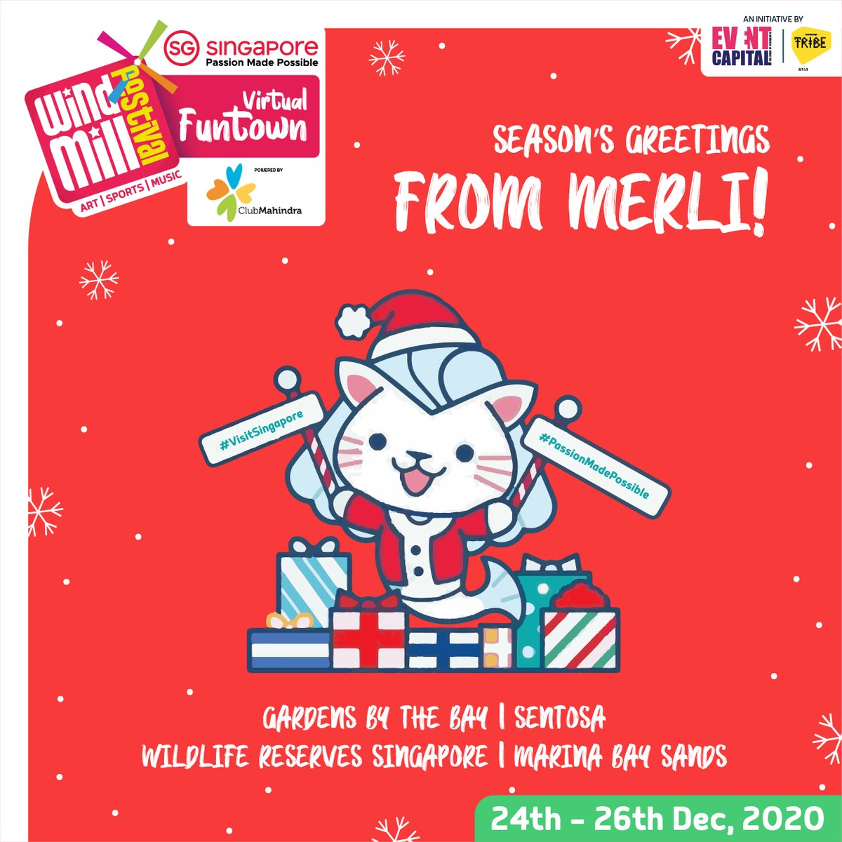 It's Day 2!!! We are Live. Merli wishes everyone Merry Christmas. Let the Fun Begin!! @Event_Capital #windmillfest #letswindmill #windmillchristmas #windmill2020 #kidsfestival #christmas #virtualchristmas #allaboutchristmas #christmasfestival #virtualevent