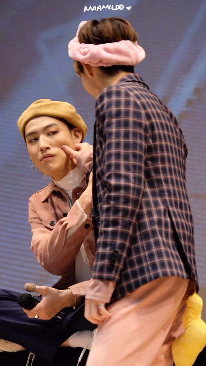 “who in got7” but it’s actually mark and jaebeom ; a 