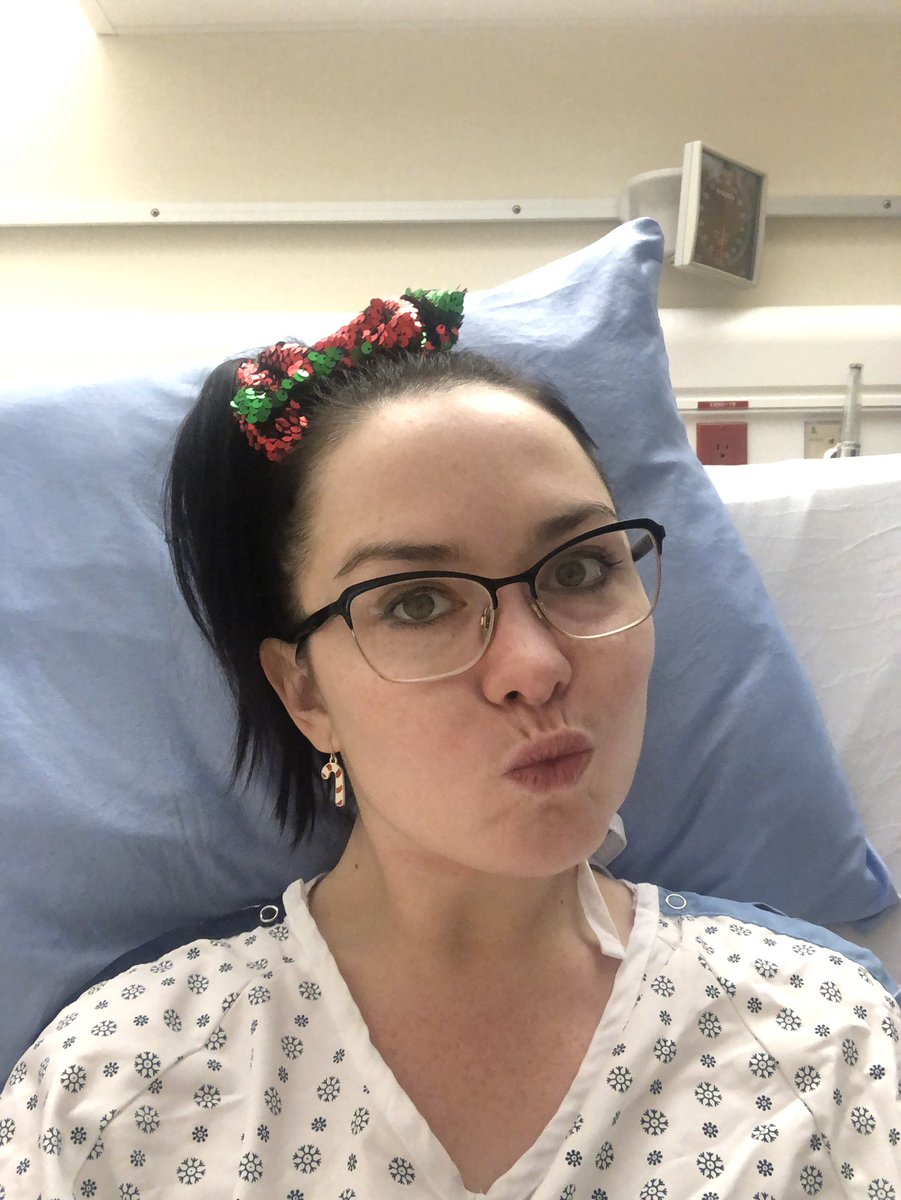 Christmas Eve at the hospital. My unit gifted us pyjamas 💕 #thankyouhealthcareworkers