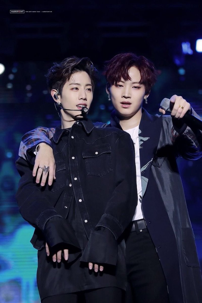 “who in got7” but it’s actually mark and jaebeom ; a 