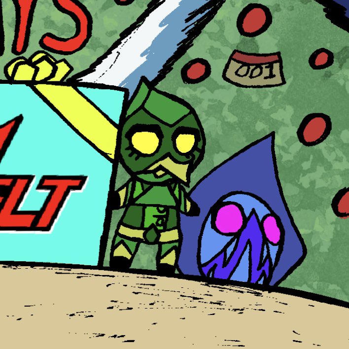 RedBeltComic's tweet photo. Merry Christmas and Happy Holidays from Red Belt! https://t.co/2CnmyaI6Bd