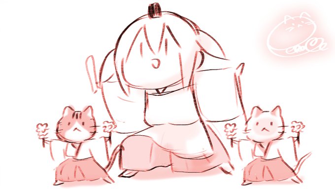 めりくりぃ🎄
玉ぺろサンタのクリスマスプレゼントですじゃー🎁
78まいめ🗻放蕩のとんぬら🍜🔞さん(@dogslife1059)からのリクエスト「お正月にむけて神主姿のぺろ先生と巫女姿のねこちゃん達の絵をお願いします‼︎」
びしっ!
#ぺろサンタ2020 