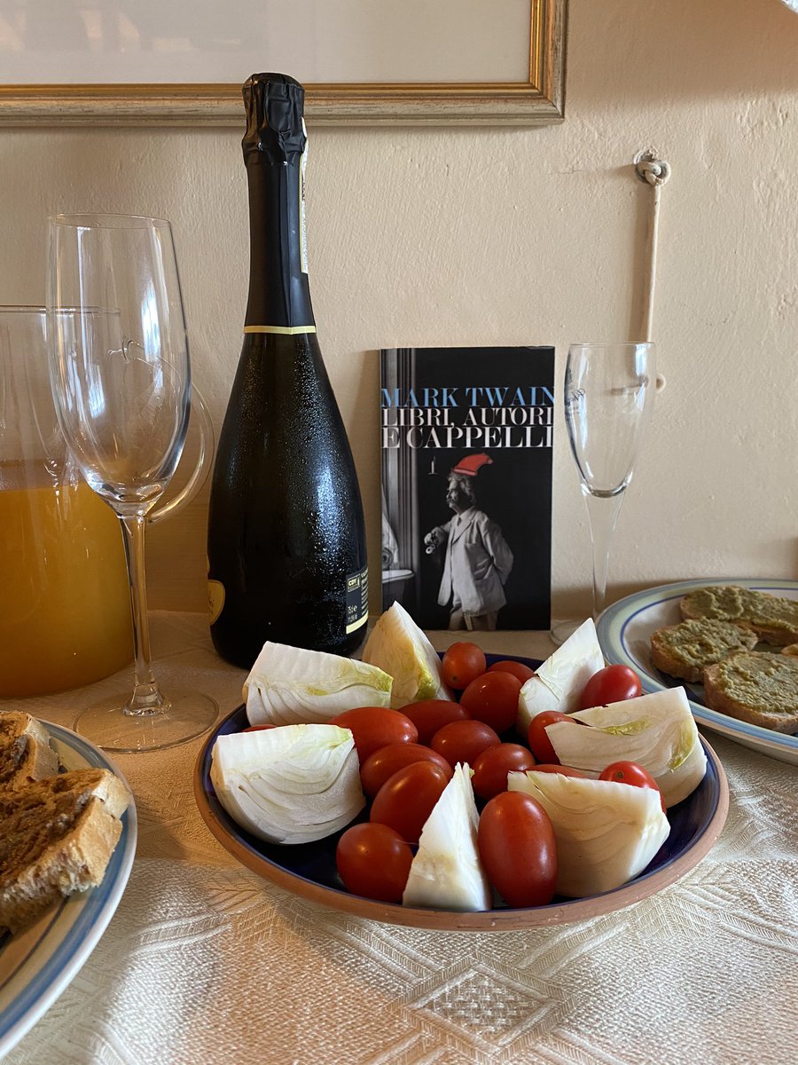 Christmas aperitif with Mr. Langhorne Clemens. #marktwain #Christmas2020