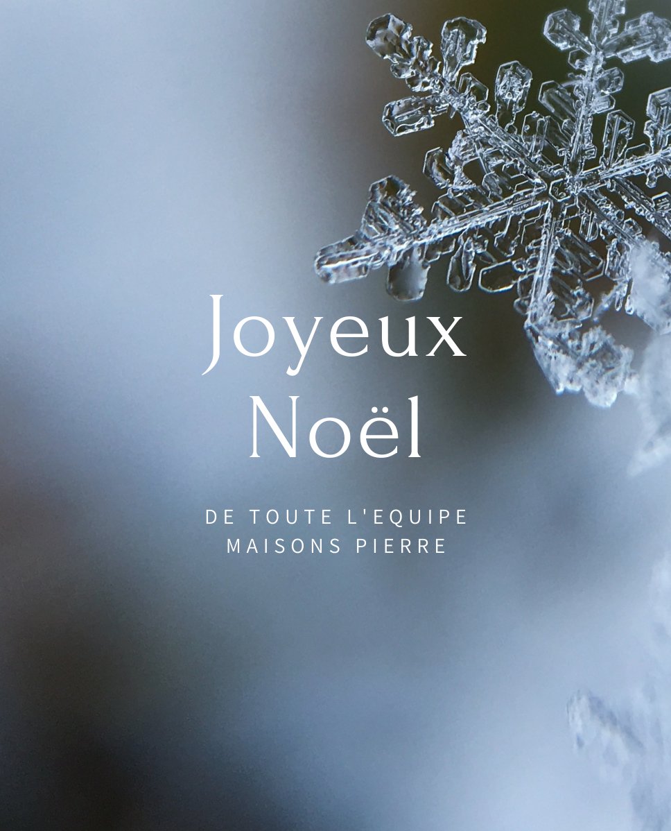 Toute l'équipe Maisons Pierre espère que vous passez d'agréables fêtes de fin d'année et vous souhaite un très Joyeux Noël. ❄🎄