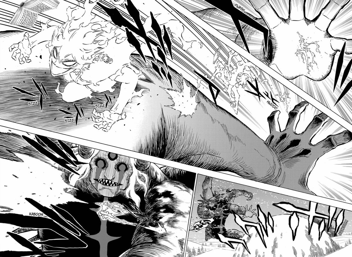 10. MEREOLEONA VS Demonsuddenly out of nowhere Mereleona comes stronger than ever fighting a gigantic Demon single handlely. Not much to talk about Mereleona love kicking ass and it's fun to watch