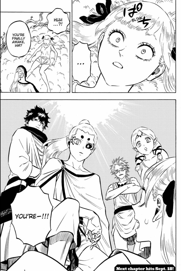 8. Elves ReturnsFinally after so long Patry, Fana, Vetto, and Rhya return to the story now ready to help up coming Spade conflict. Also bringing along thedescendants of Licht and Tetia. Now where soon gonna learn about the Ultimate Magic