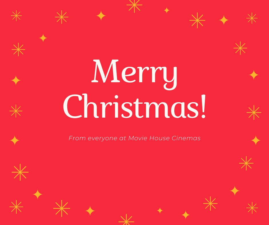 Merry Christmas and Happy New Year from everyone here at Movie House Cinemas 🎄🎅😊 We wish you all the joys of the season and happiness throughout the coming year! #MerryChristmas #Christmas