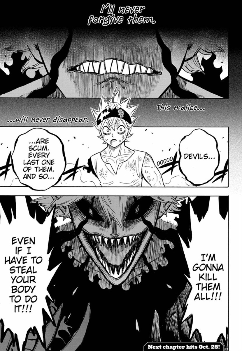 2. LiebeLiebe is so well flesh out. A nobody devil raised by human mother that treated him like a son but was sadly kill by Lucifero. This gives him his own personal motives make him feel like a person. Also like him and Asta are basically brothers in way