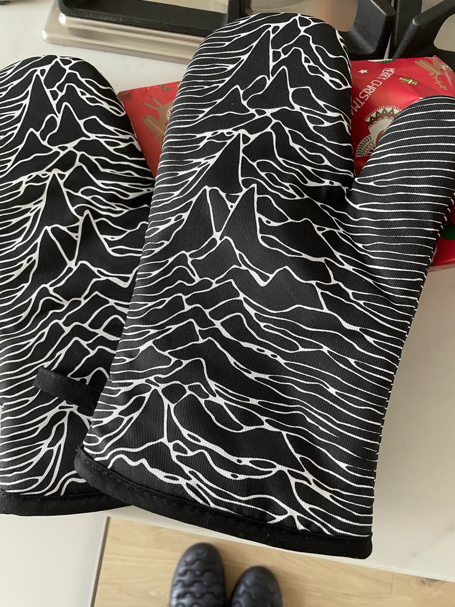 I got Joy Division oven gloves.