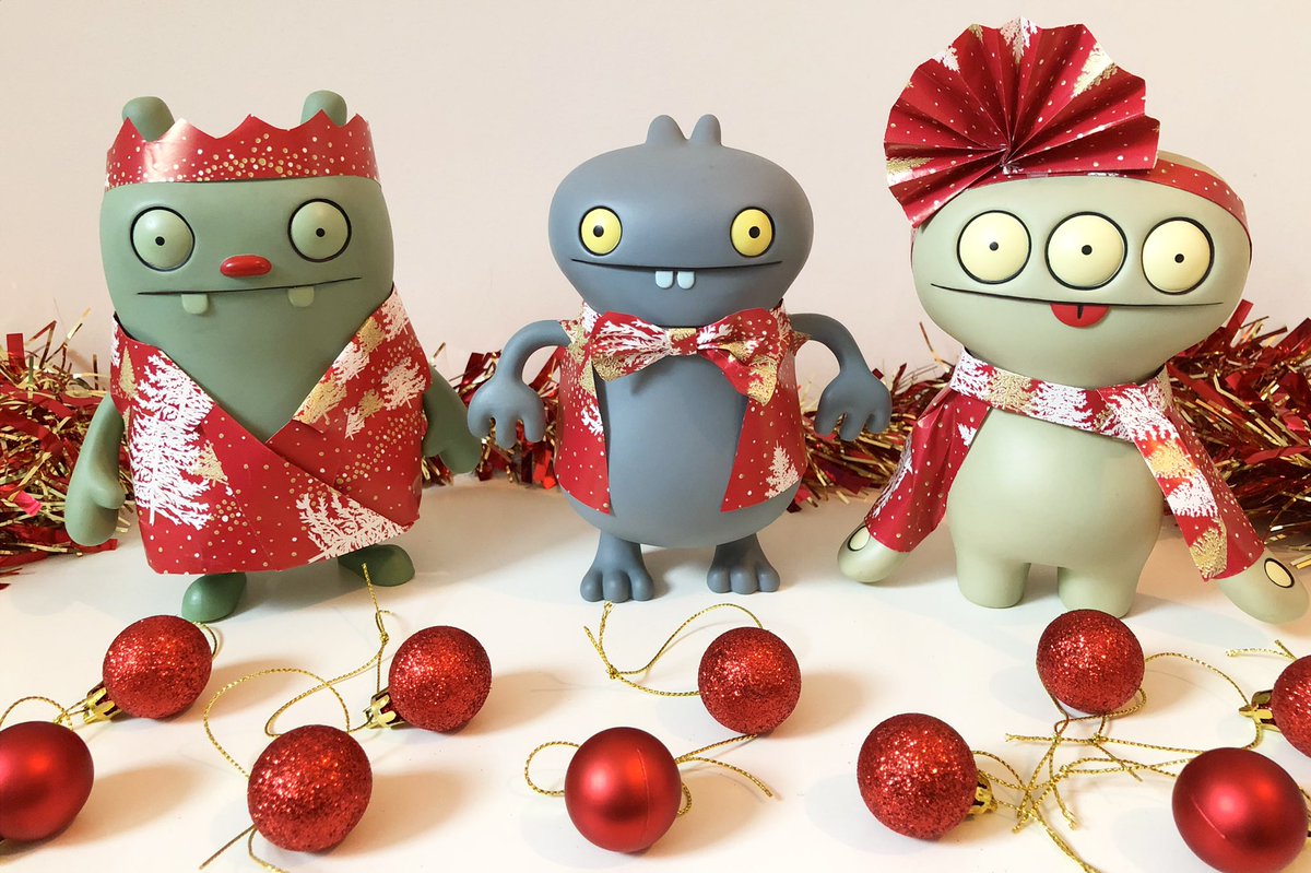These guys are dressed to impress today! Merry Christmas everyone, especially to our Uglydoll friends  <a href="/UGLYDOLLH/">UGLYDOLL-HOUSE</a> @ILuvToKnit <a href="/So_Fendek/">Alaine Fendek</a> and <a href="/UglyDad/">Christopher Fike</a>
