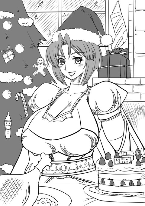 TLがクリスマス絵ばっかりなんで
緊急でそれっぽいの錬金した 