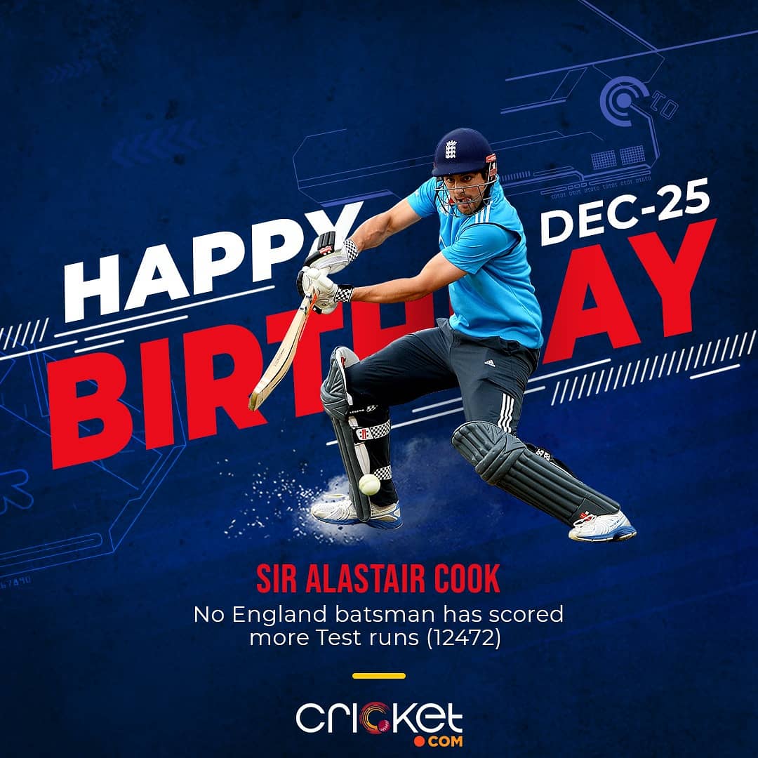 Happy Birthday Sir Alastair Cook and Marcus Trescothick     