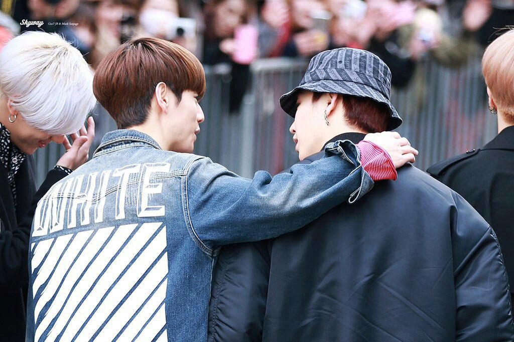 “who in got7” but it’s actually mark and jaebeom ; a 