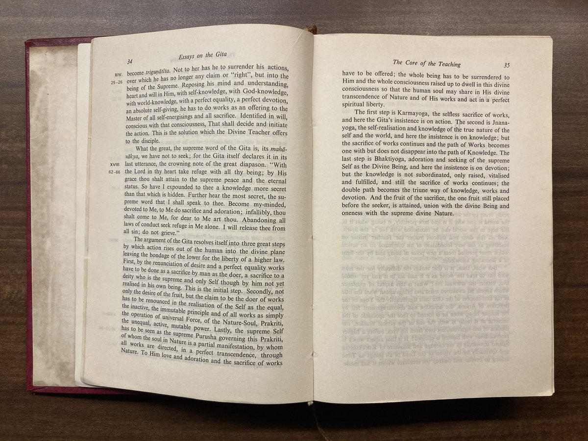 Depending on the engagement path and reading skill, every seeker will have a unique proclivity to the Bhagwad Gita and its expositions.I find Sri Aurobindo’s Essays on the Gita the deepest, the widest and the loftiest modern interpretation of these ancient truths.