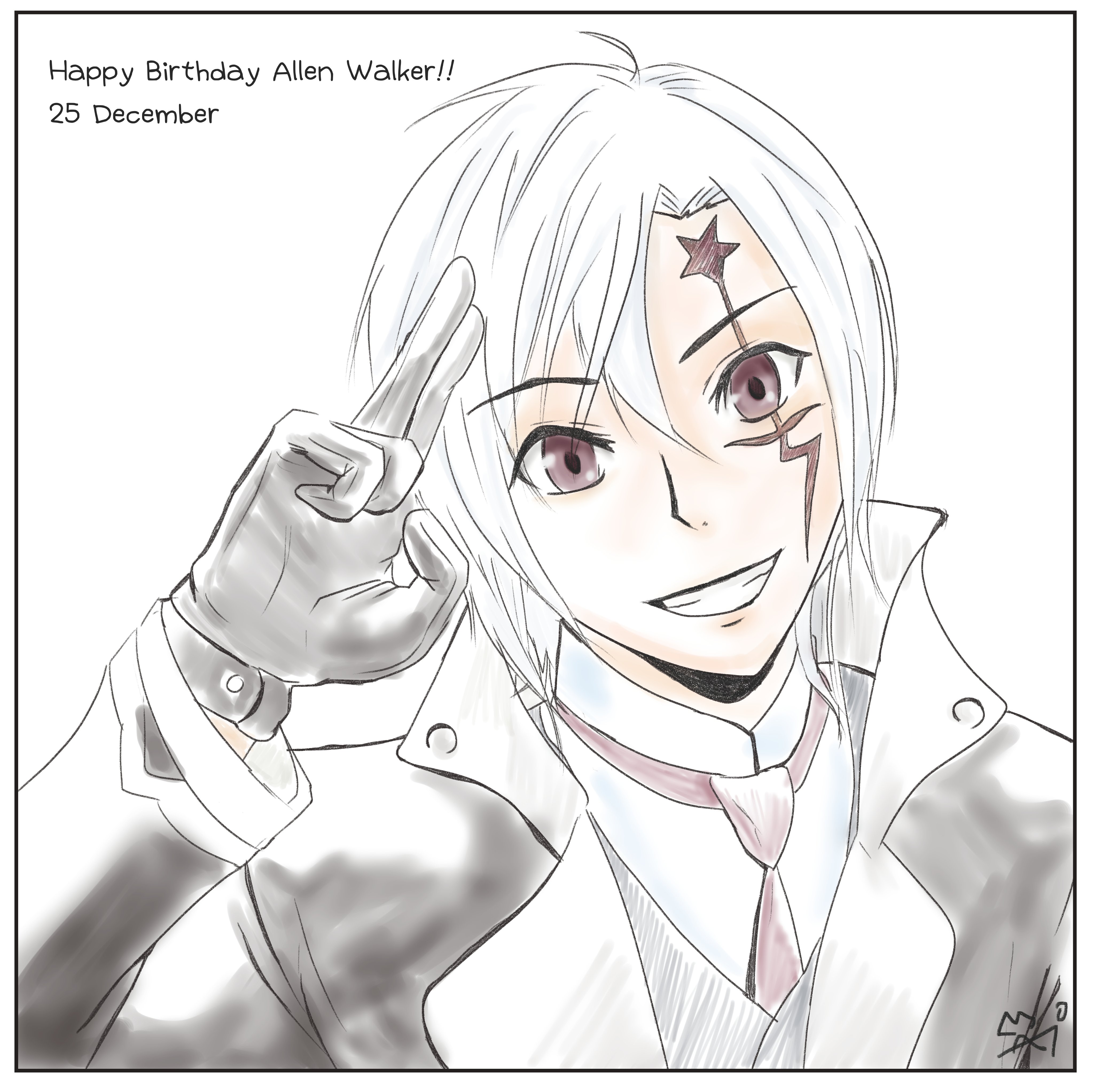 Moko Chan Hoshino Katsura Has Yet To Post Her Birthday Fanart For Allen Walker On Instagram Which Is Strange Anyway Let Me Draw One First Dgrayman ディー グレイマン T Co Nxzamxhhrs Twitter
