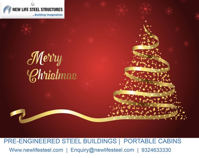 NewLifeSteels's tweet photo. #MerryXmas #MerryChristmas #MerryXMasEve #Buildingimagination #constructions #preengineered #steel #structure #peb #shed https://t.co/CMyAM36ntQ