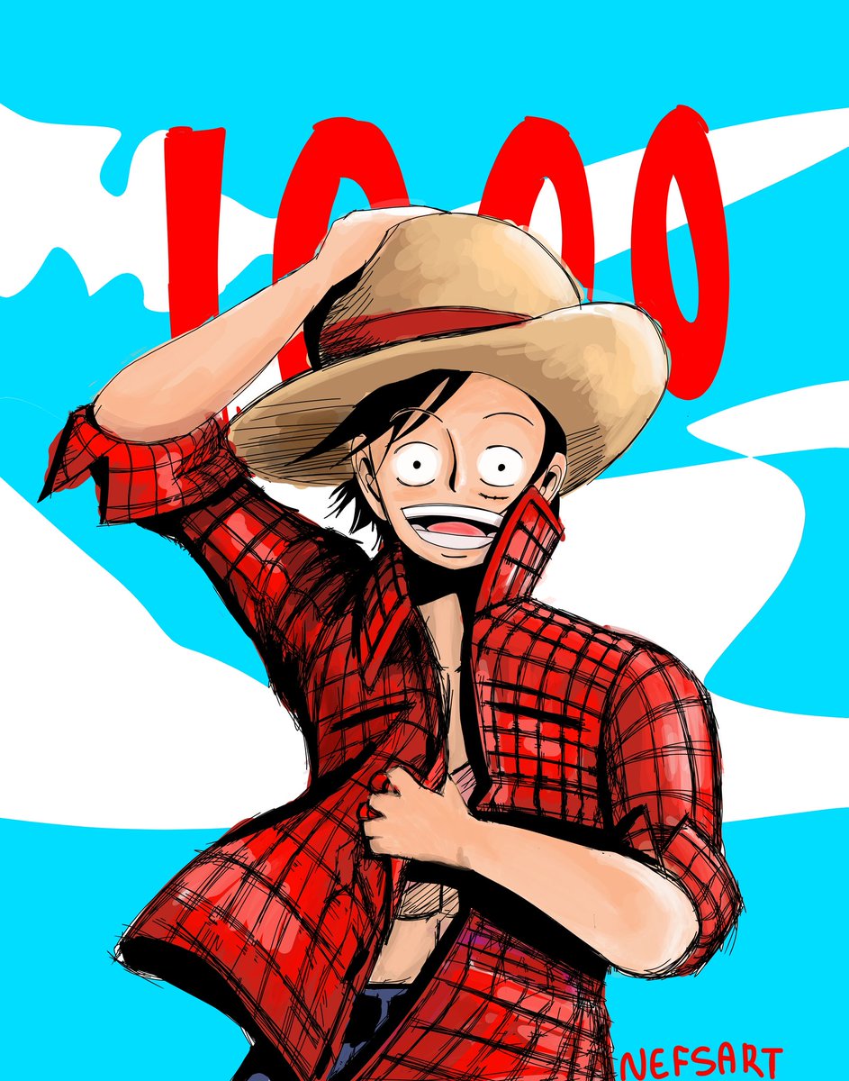 nefsart's tweet photo. I just really had to draw the future Pirate King, Monkey D. Luffy! Who else is hyped for chapter 1000?!!!!
#fanart #OnePiece #MonkeyDLuffy #OnePiece1000 #OnePieceFanart #PirateKing #digitalart #animeart #mangaart #gomugomuno #LuffyFanart #chapter1000 #OPChapter1000 #strawhat https://t.co/xAUJXt0StG