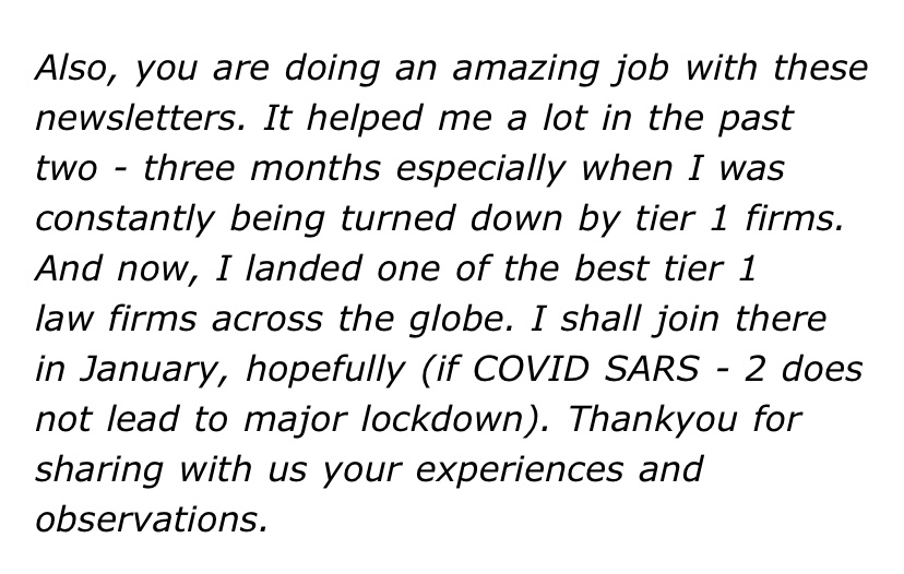 The biggest thing for me is that I LOVE DOING THIS.Frankly, I do not have any better answer than the fact that I truly enjoy helping people.And everytime I get such responses, I cannot help but feel grateful for being able to do this.