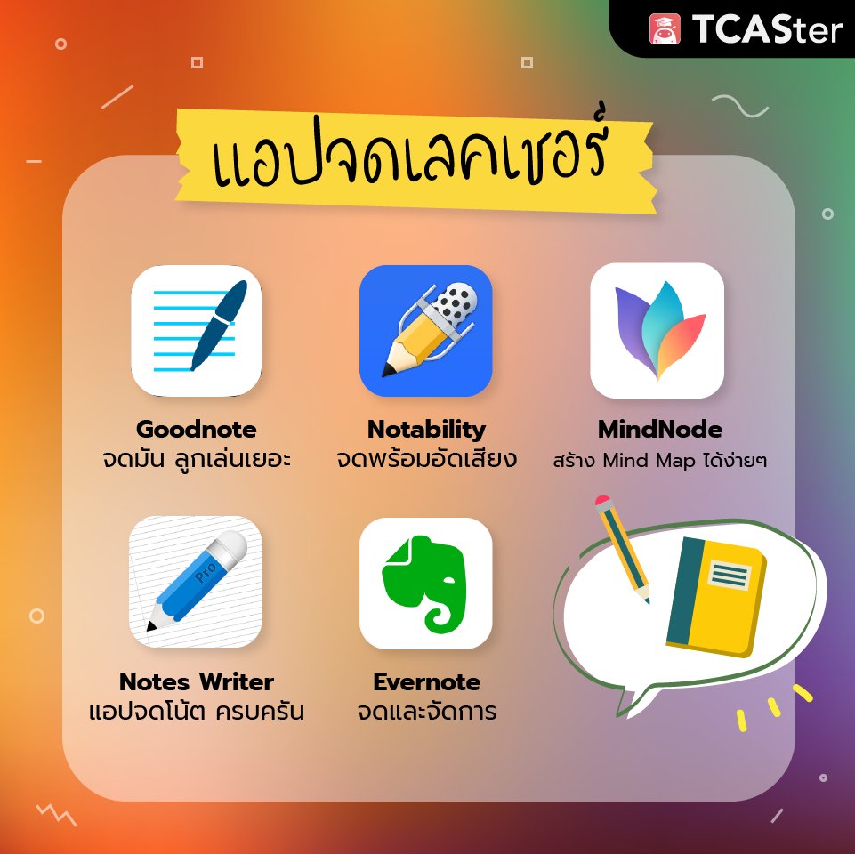 TCASterApp's tweet photo. รวม 20 แอปพลิเคชั่นปังๆ 📌 ที่ช่วยให้เรื่องเรียนเป็นเรื่องง่ายและสนุก แบ่งหมวดเป็น 4 กลุ่มตามฟังก์ชัน
📖 แอปจดแลคเชอร์
⏰ แอปจัดการตารางเวลา
💻 แอปทำงาน
🖍 แอปออกแบบ
#Dek63 #Dek64 #ตามติดชีวิตมหาลัย #รีวิวแอป #แอปดีบอกต่อ https://t.co/Uuw6c0BCtl