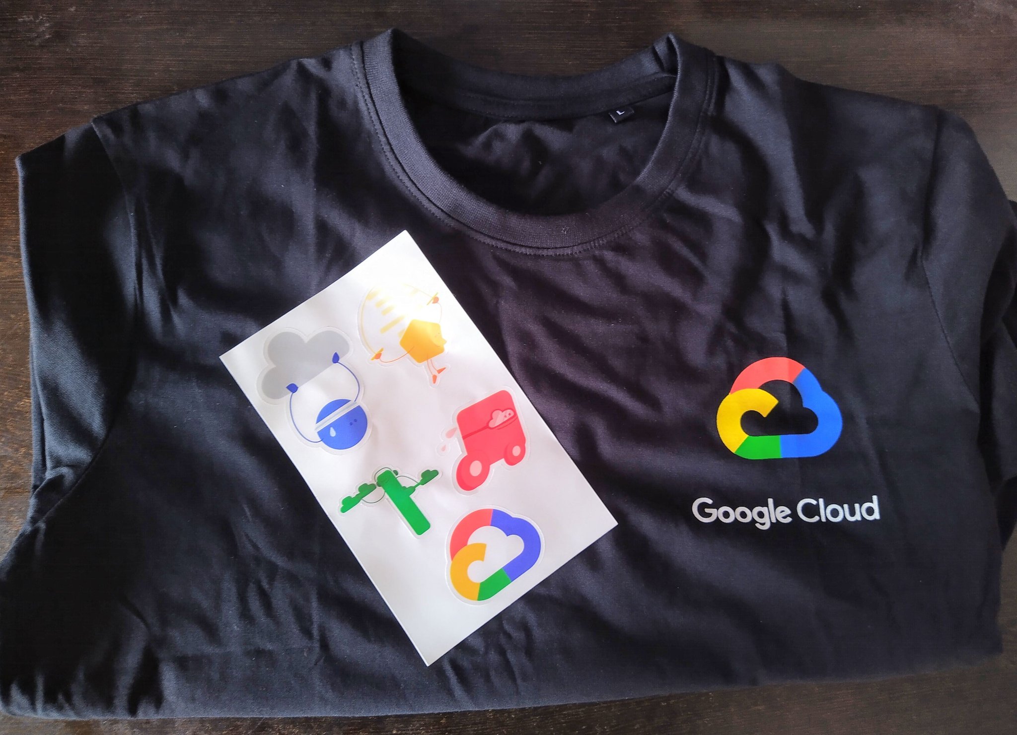 Google cloud top t shirt