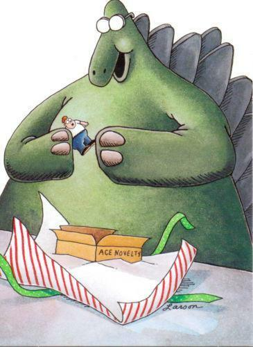 I'm yet to be convinced that anyone did "Christmas" better than Gary Larson.