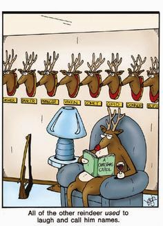 I'm yet to be convinced that anyone did "Christmas" better than Gary Larson.