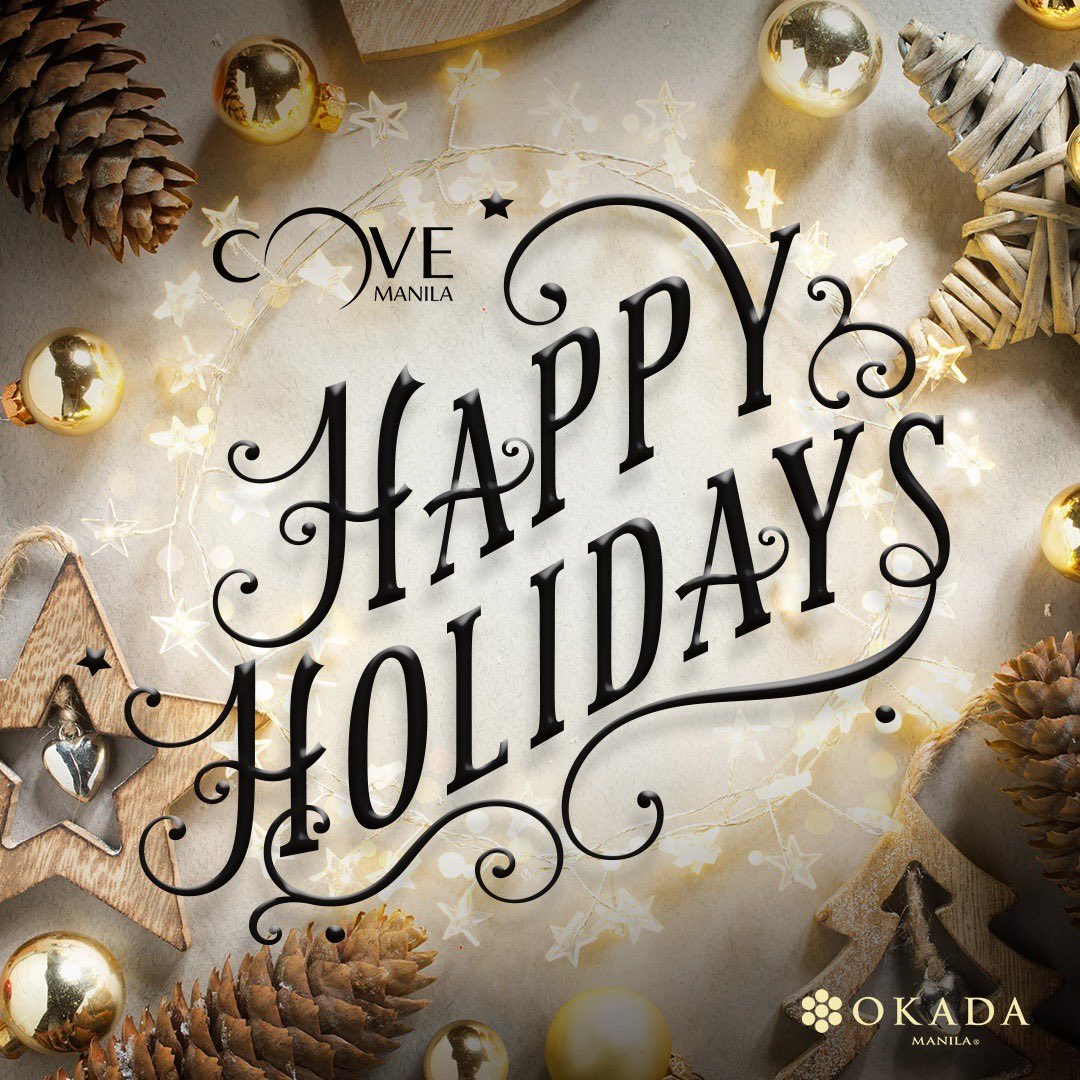 Christmas isn't a season. It's a feeling. May you all feel the joy of Christmas wherever you are. ❤💚
Merry Christmas from your Cove Manila fam. 

#CoveManila
#Christmas2020
#OkadaManila