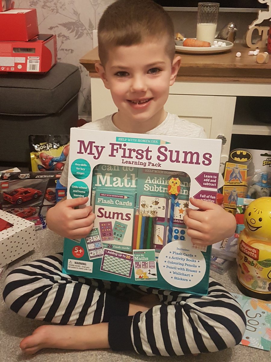 pogonomaths's tweet photo. Merry Christmas/Happy Holidays everyone! 🎅

My brother's very excited to get on with some arithmetic! ➕➖➗❗

#mathchristmas #mathschristmas #mathmas https://t.co/u1x5KQKzkC