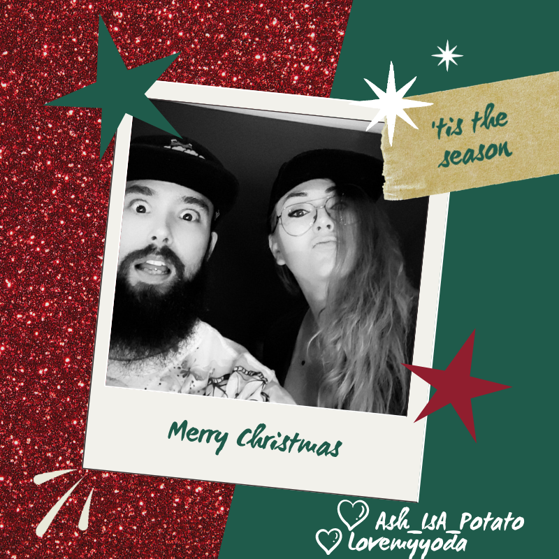 lovemyyoda91's tweet photo. Sending Loads of love and Light to everyone around us, We wish you a Very Merry Christmas.
We will See you Online soon :)
Happy Gaming Everyone <3
#merrychristmas #happyholidays #besafe #weloveyou #duodynamic #ash+yoda https://t.co/gmO0V6DMpD