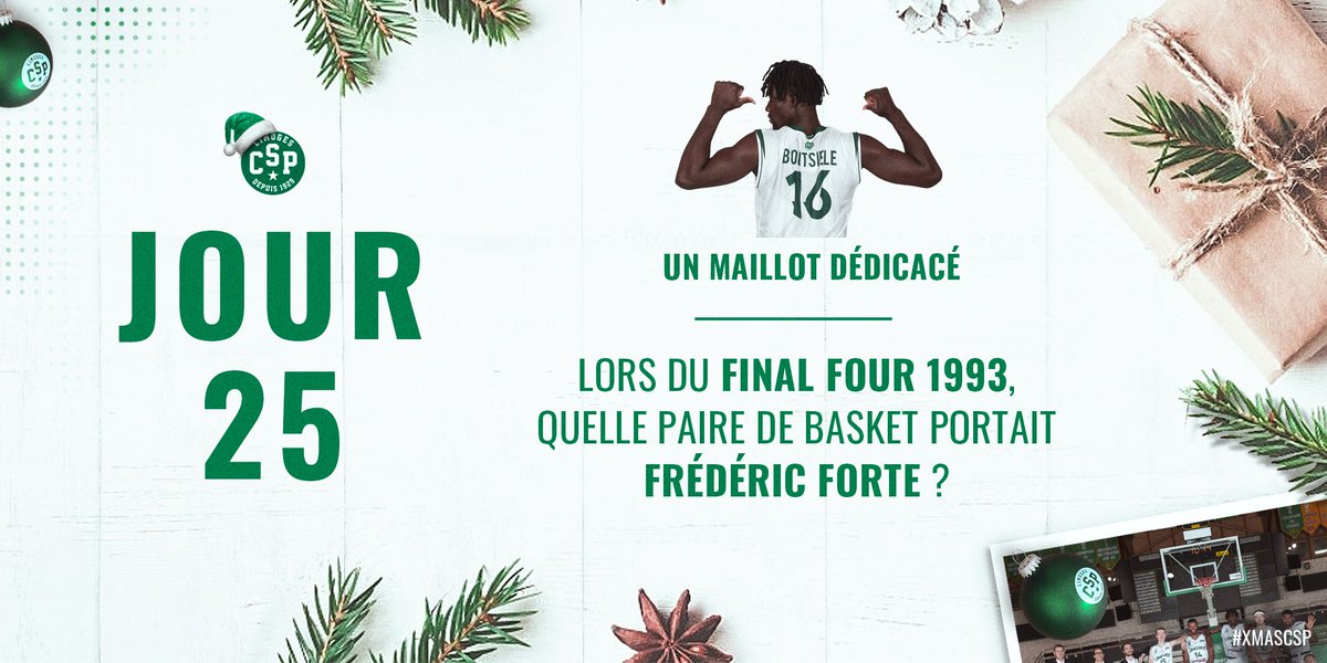 limogescsp's tweet photo. 🎄Calendrier de l'Avent 2020 [#XmasCSP]

Joyeux Noël à toutes et à tous ! 
Tentez de remporter un maillot dédicacé du club !

Conditions : 
➡️ Suivez notre compte
➡️ Likez ce post
➡️ Retweetez-le
➡️ Répondez à la question suivante : https://t.co/nb5HscIQfM
