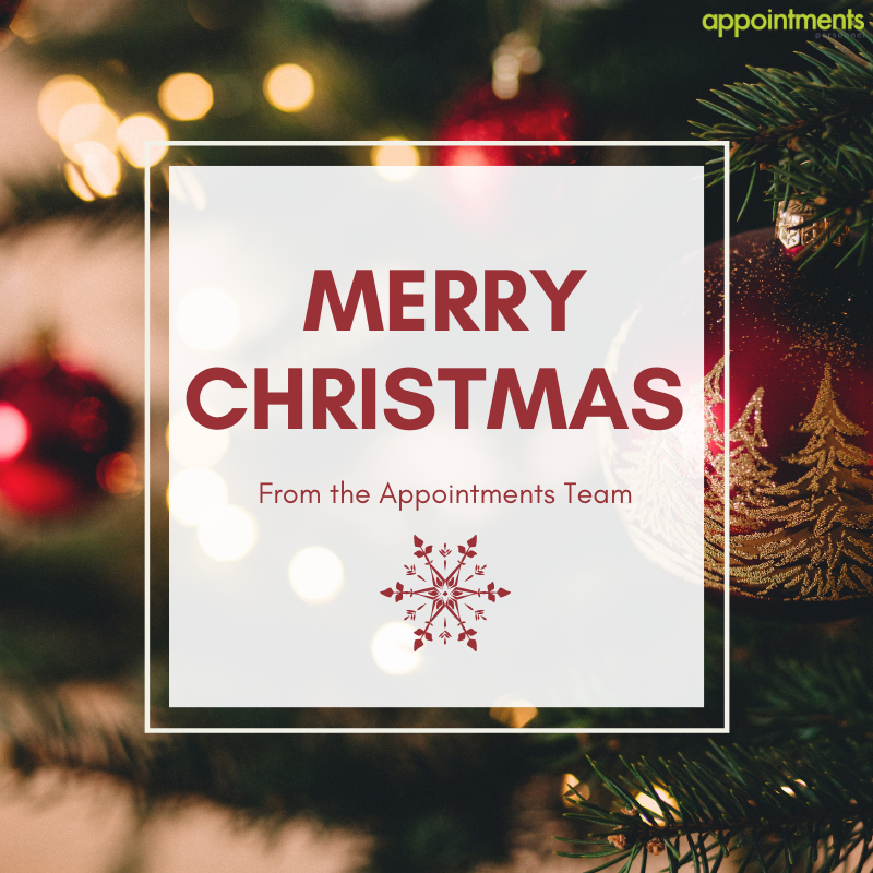 appointmentsper's tweet photo. Merry Christmas from the Appointments Team!🎄🎁 https://t.co/jDjq8JFxdF