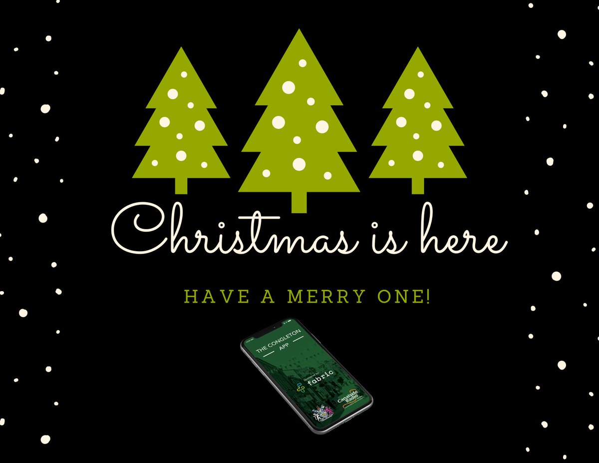 AppCongleton's tweet image. Have a Merry Christmas!

All the very best to you and your family!

The Congleton Town App Team!