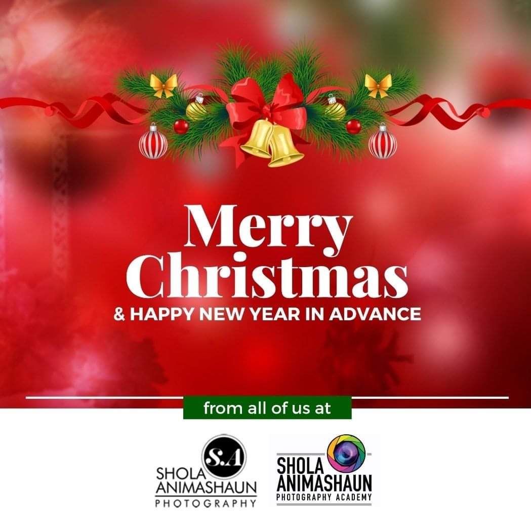sholaanimashaun's tweet photo. From all of us at SA Photography and @saphotoAcademy, Here is wishing you a Merry Christmas. May your days be even more beautiful from now.
Merry Christmas and a Happy New Year.
#MerryChristmas2020
#xmas2020
#MerryXmas
#MerryChristmas
#SAPA
#SAPhotoAcademy
#SAProductionz https://t.co/QD3WGIaxZu