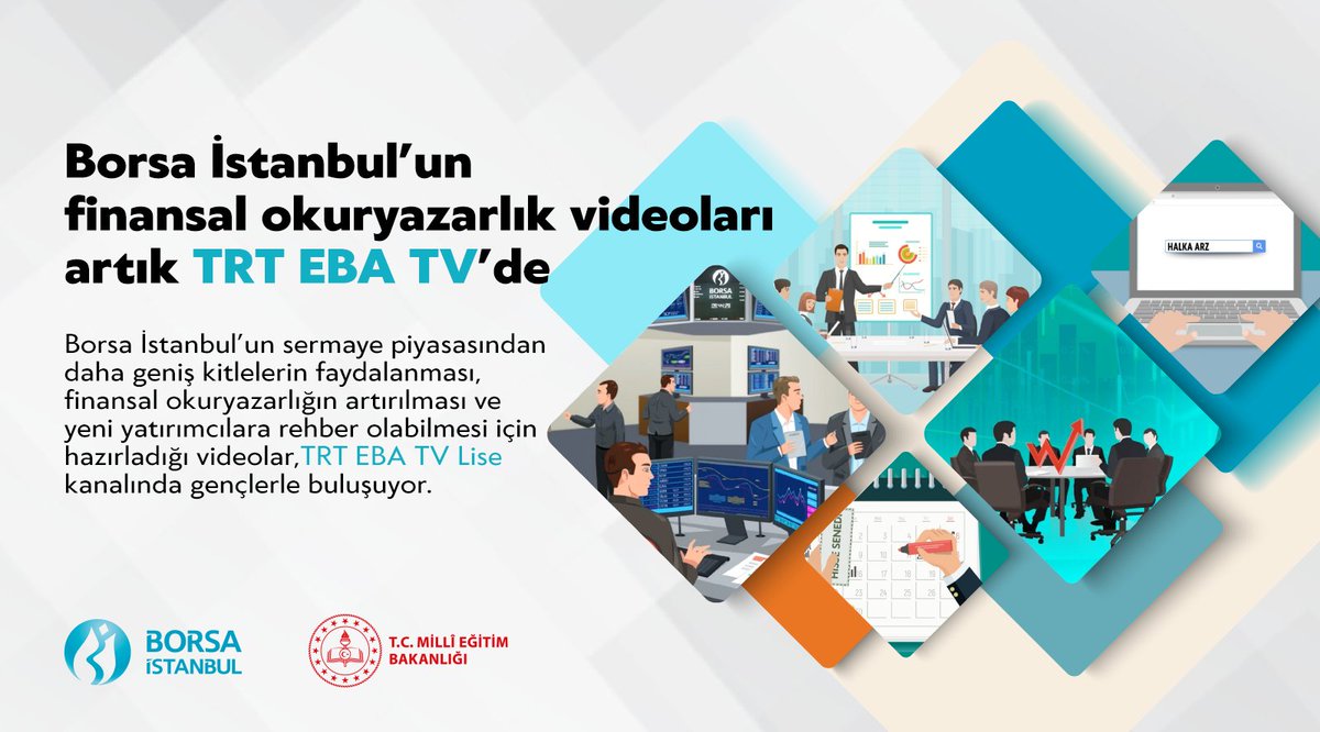 Borsa İstanbul Finansal Okuryazarlık Videoları TRT EBA TV Lise Kanalında. bit.ly/38Dwh9k
<a href="/ziyaselcuk/">Ziya Selçuk</a> <a href="/ibrahimeren/">ibrahim eren</a> <a href="/tcmeb/">Millî Eğitim Bakanlığı</a> <a href="/trt/">TRT</a>

#FinansalOkuryazarlık #TRT #EbaTV #Borsaİstanbul #YatırımaDeğer