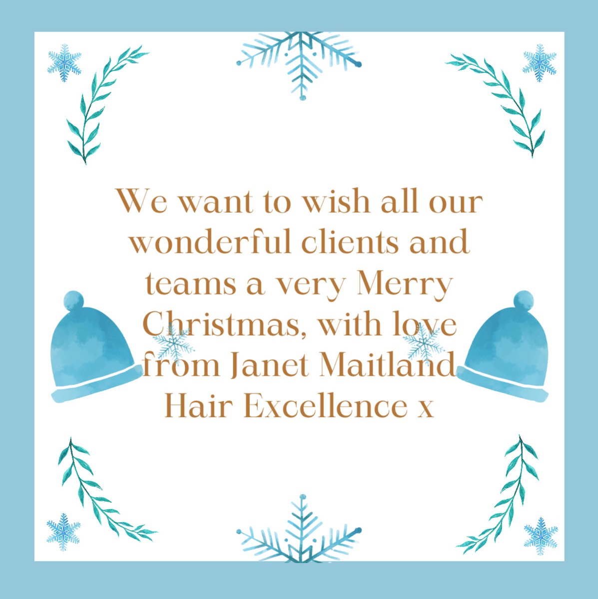 Merry Christmas everyone ❤️🥂🎄

This year has certainly been a very different one and we just want to spread some love and wish everyone including all our clients and teams a very Merry Christmas. 

We truly hope that you have a wonderful day,

Lots of Janet Maitland and team ❤️