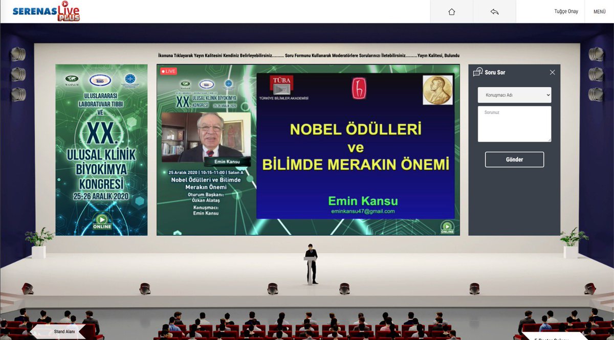 SerenasGroup's tweet photo. 25-26 Aralık 2020 tarihinde online olarak yapılacak olan “Uluslararası Laboratuvar Tıbbı ve XX. Ulusal Klinik Biyokimya Kongresi” açılış oturumu ile başladı.

#ulusalklinikbiyokimya #biyokimya #serenaslive
#serenas #serenasgroup
#theseed #glevents
#congresiumankara https://t.co/Y4JegPzqtb