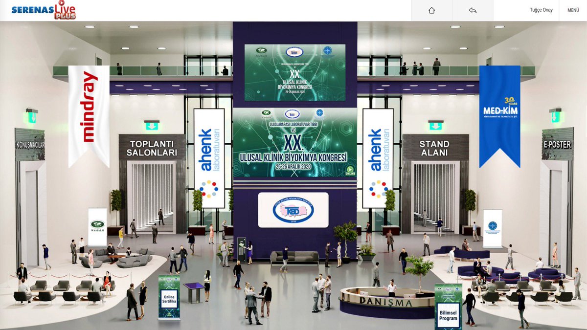 SerenasGroup's tweet photo. 25-26 Aralık 2020 tarihinde online olarak yapılacak olan “Uluslararası Laboratuvar Tıbbı ve XX. Ulusal Klinik Biyokimya Kongresi” açılış oturumu ile başladı.

#ulusalklinikbiyokimya #biyokimya #serenaslive
#serenas #serenasgroup
#theseed #glevents
#congresiumankara https://t.co/Y4JegPzqtb